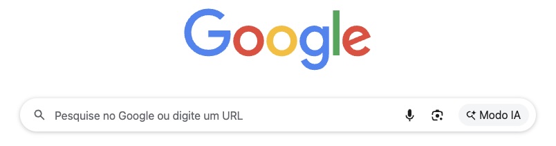 Busca do google com modo IA